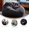 Flash Furniture Bean Bag Chair, Gray Back, 42 in W 42" L 19" H DG-BEAN-LARGE-SOLID-GY-GG - alternate 7